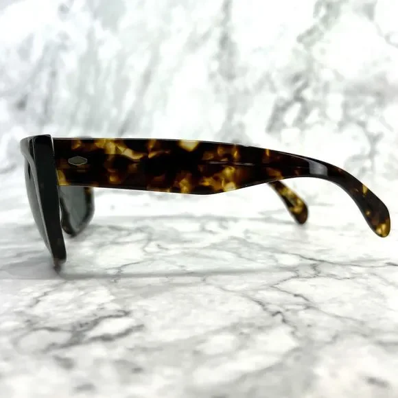 Raen Duran Sunglasses Brindle Tortoise Brown Rectangle Full Rim Frames